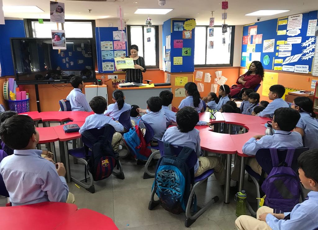 Parent Read Aloud session by Mrs. Mansi Maniar.